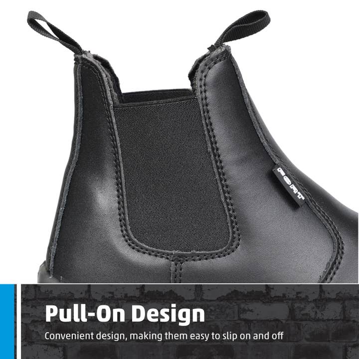 TuffStuff Workwear - Wholesale Chelsea Boots - Men's - Fort Nelson Leather Safety Boots with Steel Toe Caps4