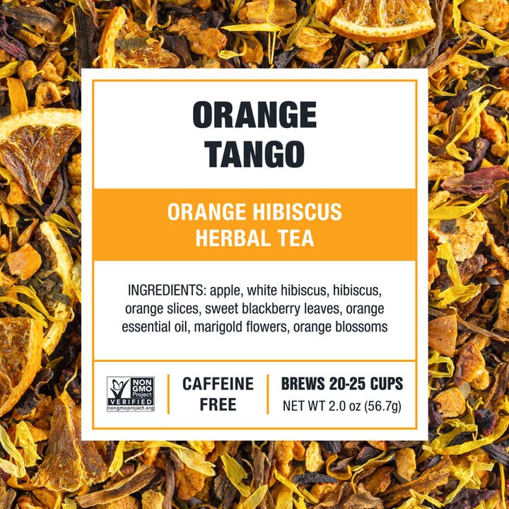 Tiesta Tea Company - Wholesale Loose tea - Orange Tango - Orange Hibiscus Herbal Tea18