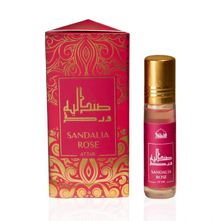 Sandalia Rose Attar I 6 x 6ml Huile de Parfum Arabe pour la vente par Dukhni