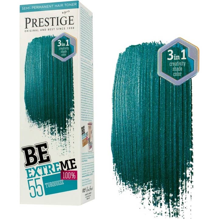 Mister33 Womencare - Wholesale Hair Dye - BeExtreme Semi-Permanent Hair Coloring Turquoise
