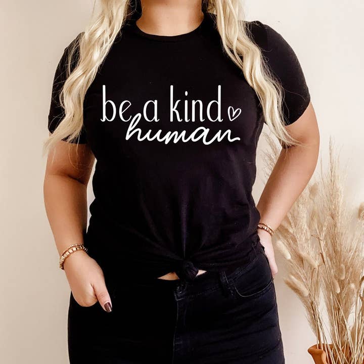 Be A Kind Human T-shirt for wholesale by VibeClothing