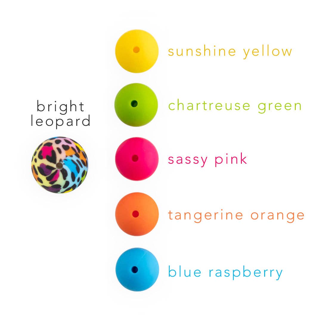 Cara & Co Silicone Craft Supply - Wholesale Craft Supplies - Standard Silicone Print Beads75