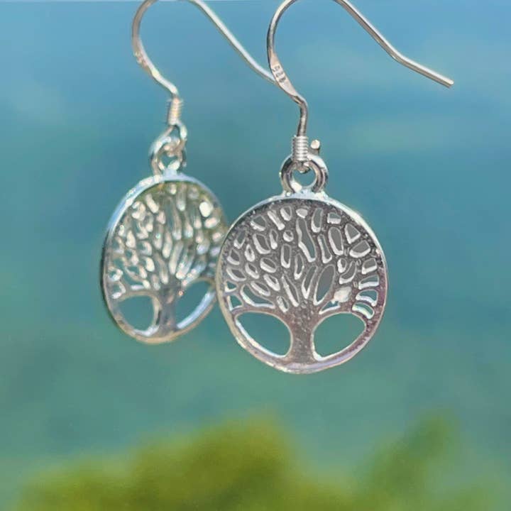 Tree of Life Earrings for wholesale by Peace Love Bling