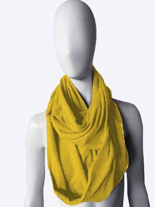TearSun Yellow Nora Infinity Scarf for wholesale by Frank Chesley