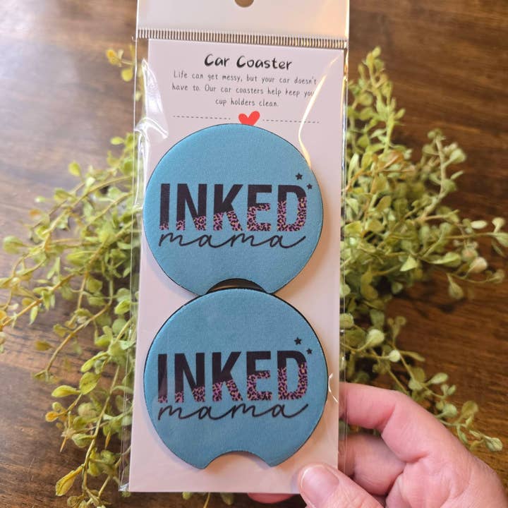 Autocoasterset voor wholesale door Magnolia On Main LLC