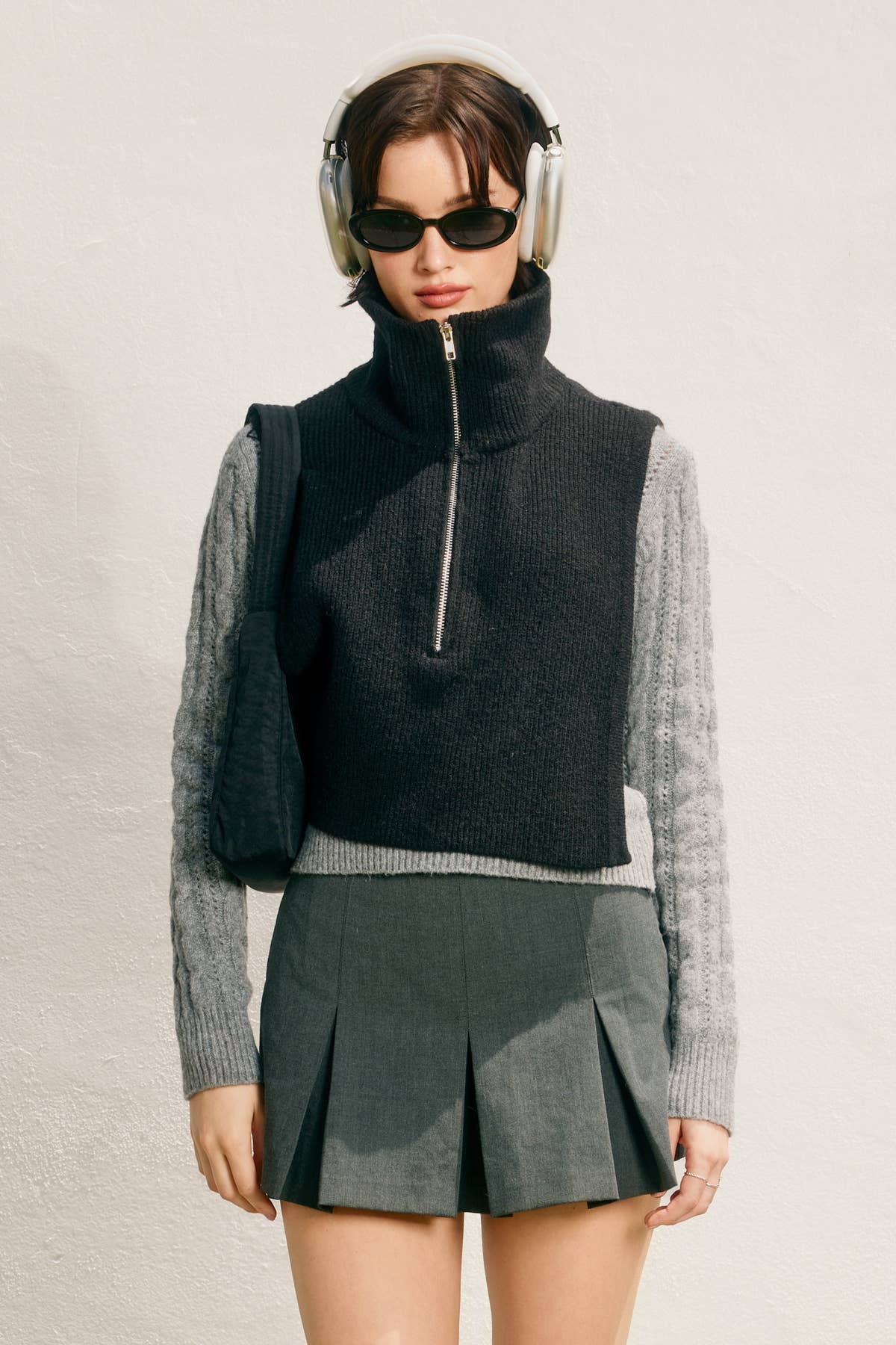 Dress Forum - Vendita all'ingrosso Top in maglia - Donna - Scaldacollo con Cerniera (1)14