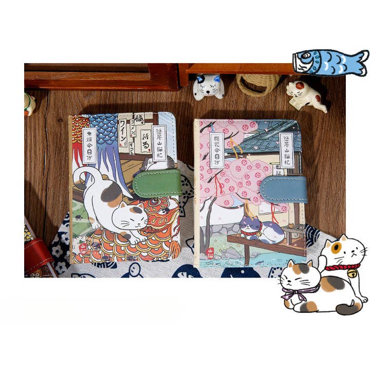 Gohobi (We cover U.S. import duties) - Wholesale Notebook - Gohobi Japanese Cat Magnetic Notebook, Monthly Planner, Study Notebook, Pocket Diary17