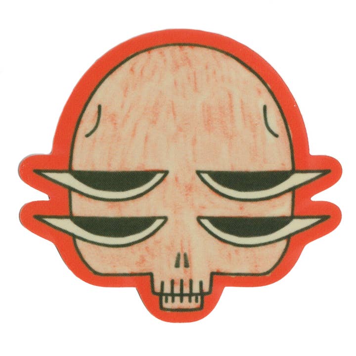 SHKULL! sticker voor wholesale door RAGS AF