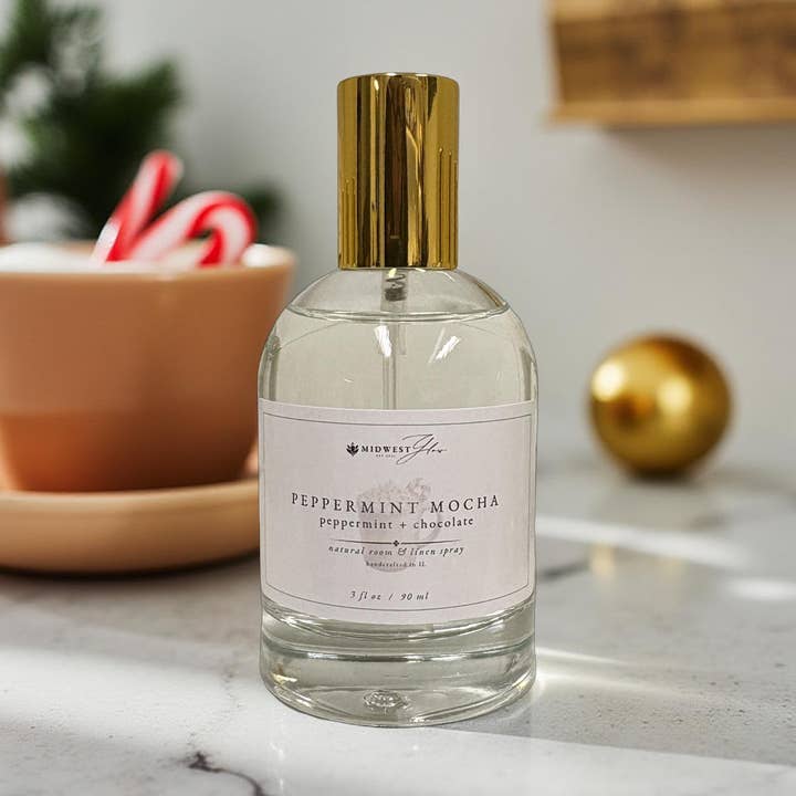 Peppermint Mocha Room Spray for wholesale by Midwest Glow