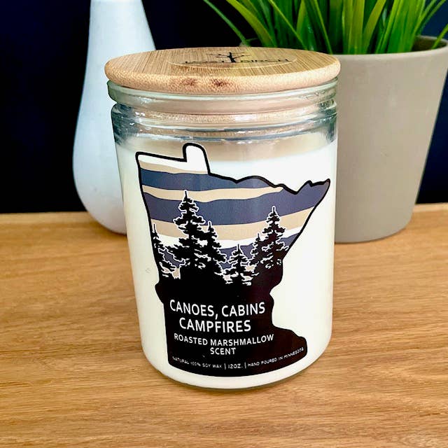 LOSTBIRCH - Wholesale Jar/Filled Candle - Canoes, Cabins, Campfires