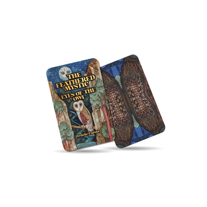 IBIZA TAROT - Wholesale Tarot Cards - Feathered Mystic Oracle: Eyes of the Owl - 22 Cards