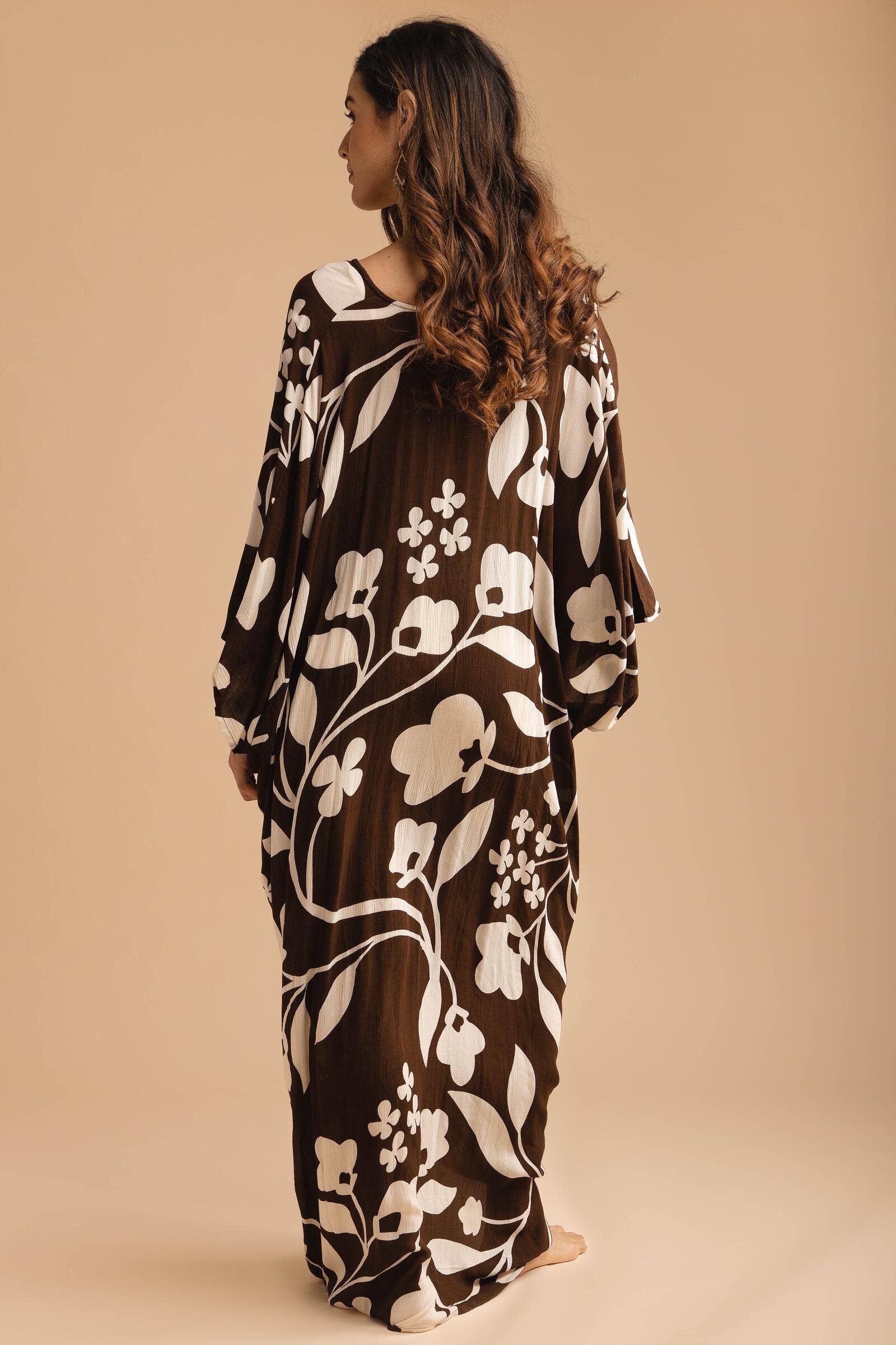 SAACHI - Wholesale Kaftan - Women's - Bold Floral Kaftan Maxi8