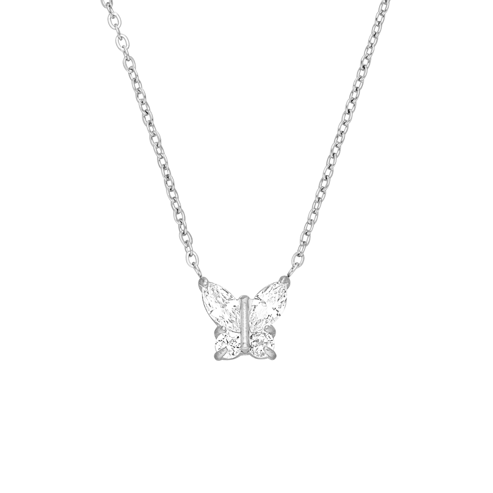 Schmuckgroßhandel – wholesale Pendant/charm necklace – Shine Butterfly Necklace | 18K Gold Plated3
