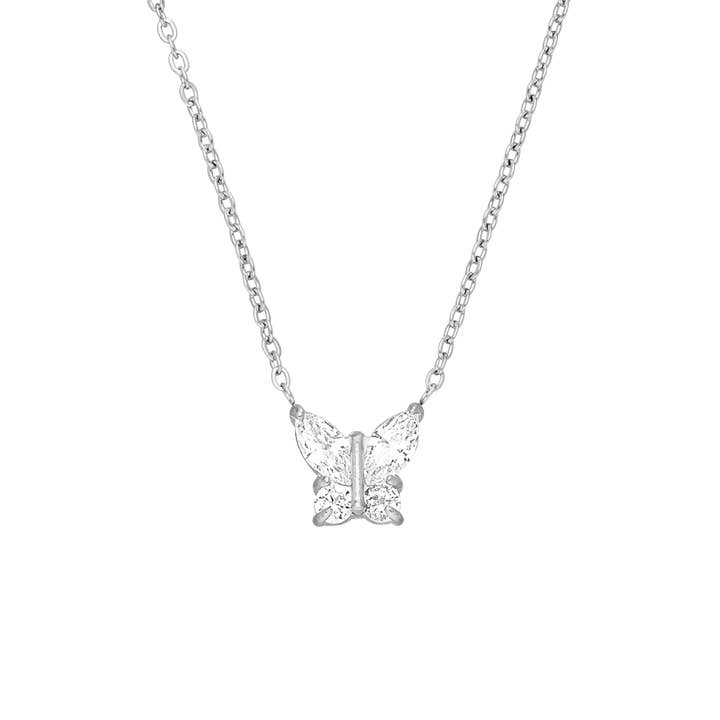 Schmuckgroßhandel – Engroshandel Halskæde med vedhæng – Shine Butterfly Halskæde | 18K forgyldt3