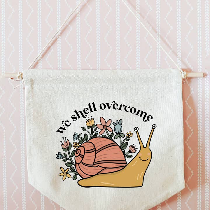 Snail Wall Art, Canvas Banner, Wall Decor for wholesale by Remember November, Inc