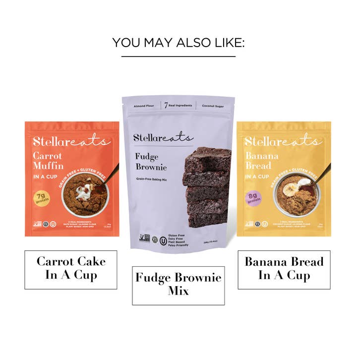 Stellar Eats - Wholesale Brownie - Instant Treat: Fudge Brownie In A Cup (8 pack)10