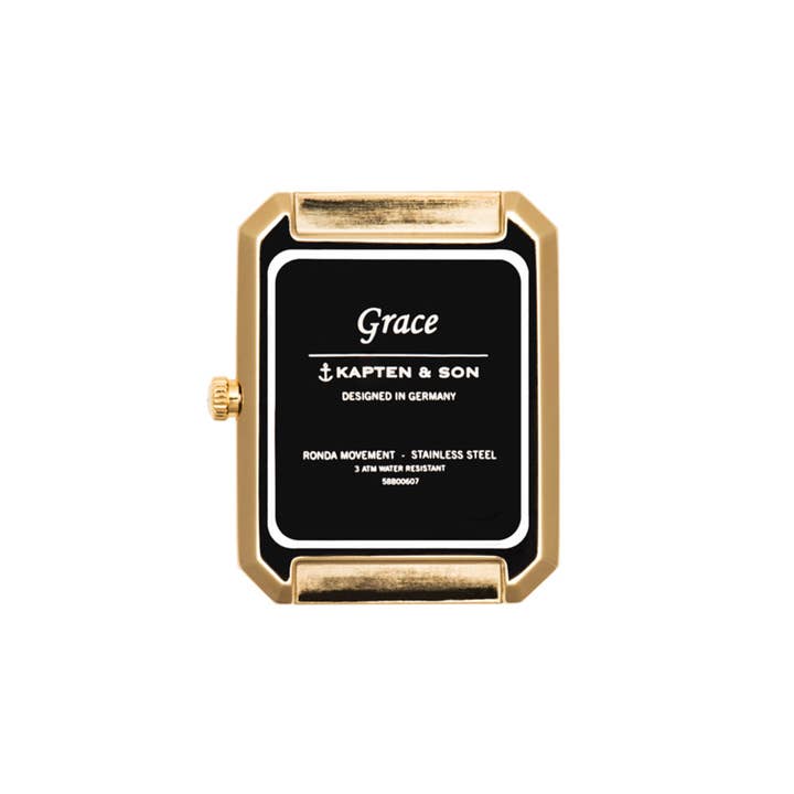 Kapten & Son - Wholesale Wrist Watch - Women's - Grace Gold Steel gold-coloured/black3