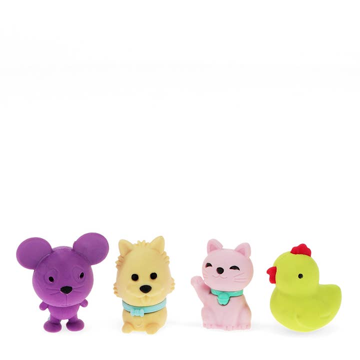 Rex B2B - UK – wholesale Eraser – Adorable animal erasers (set of 4) - Medley1