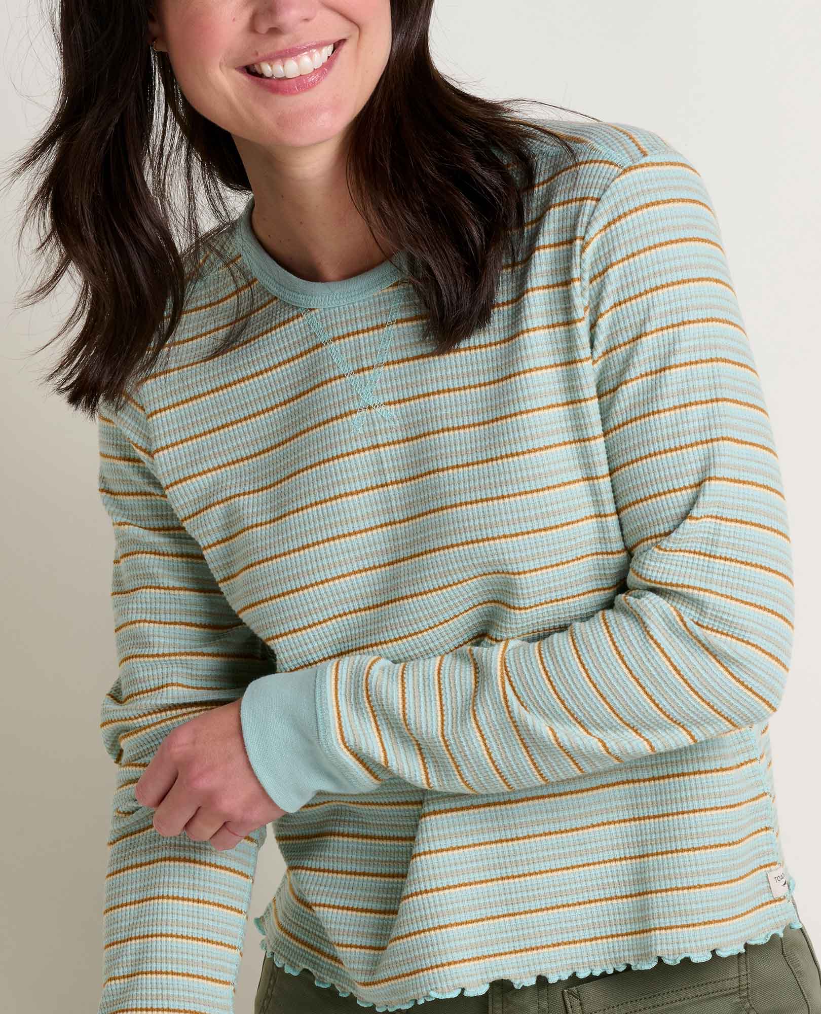 Toad&Co - Wholesale Knit Top - Women's - Foothill Long Sleeve Crew II F255