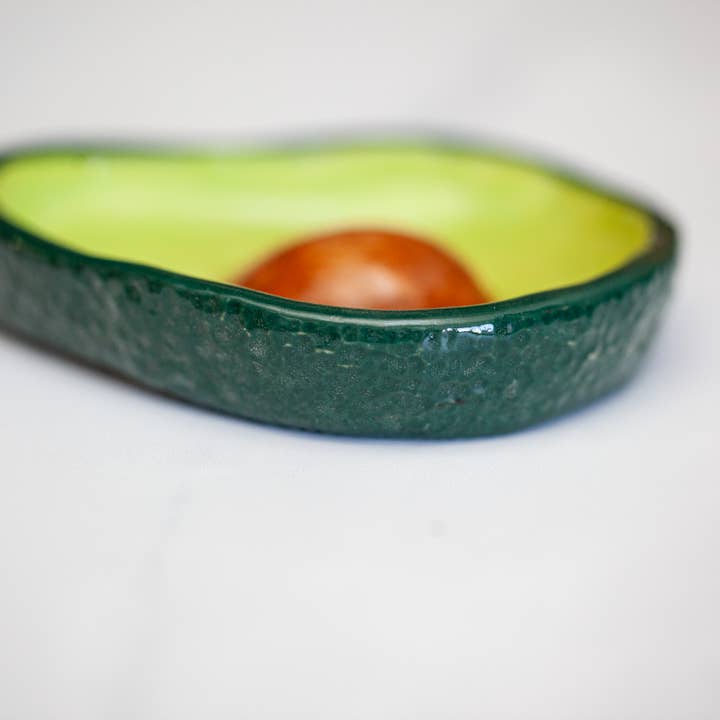 Melike Carr - Wholesale Jewelry Dish - Avocado Jewelry Dishes, Ceramic Trinket Trays