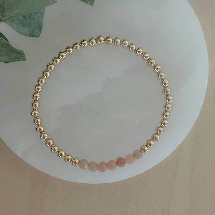 Amethyst and Opal - Wholesale Beaded Bracelet - Unspoken Healing - Sunstone3