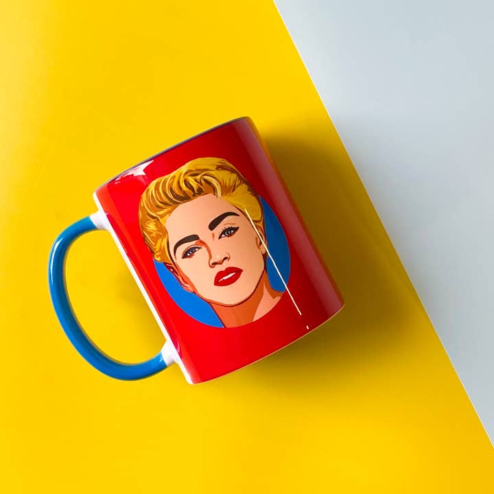 ART WOW - Wholesale Coffee Mug - Mugs 'Queen of Pop' by DOLLY WOLFE8