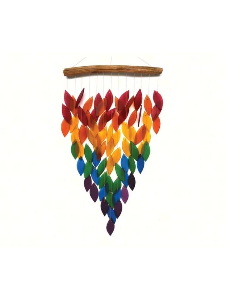 Driftwood Chime - Rainbow Waterfall for wholesale by Bear Den