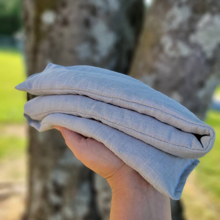 Aromatherapy Hot/Cold Neck Wraps - 100% Linen fabric for wholesale by Calm Your Vibes