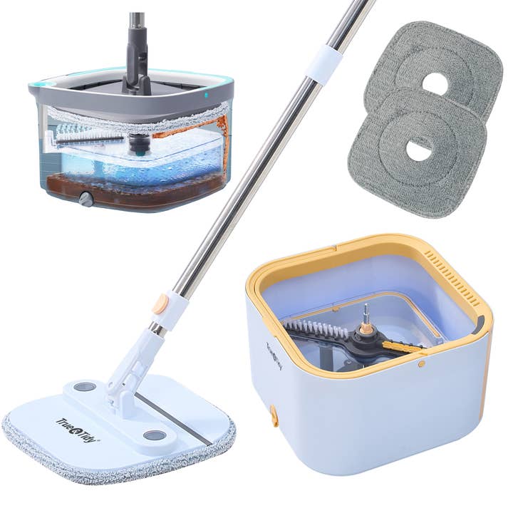 True Clean Duo Bucket and Spin Mop System for wholesale by True & Tidy