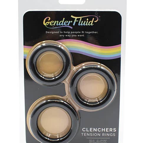 Gender Fluid Clenchers Tension C-Ring Set for wholesale by Voodoo