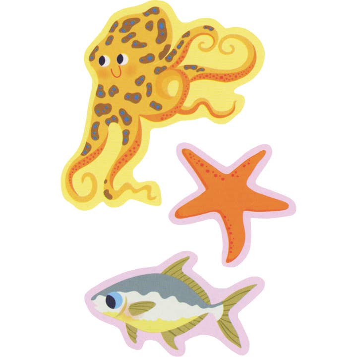 EDC Publishing - Vente Autocollant - Enfant et bébé - Faits sur les autocollants océaniques5