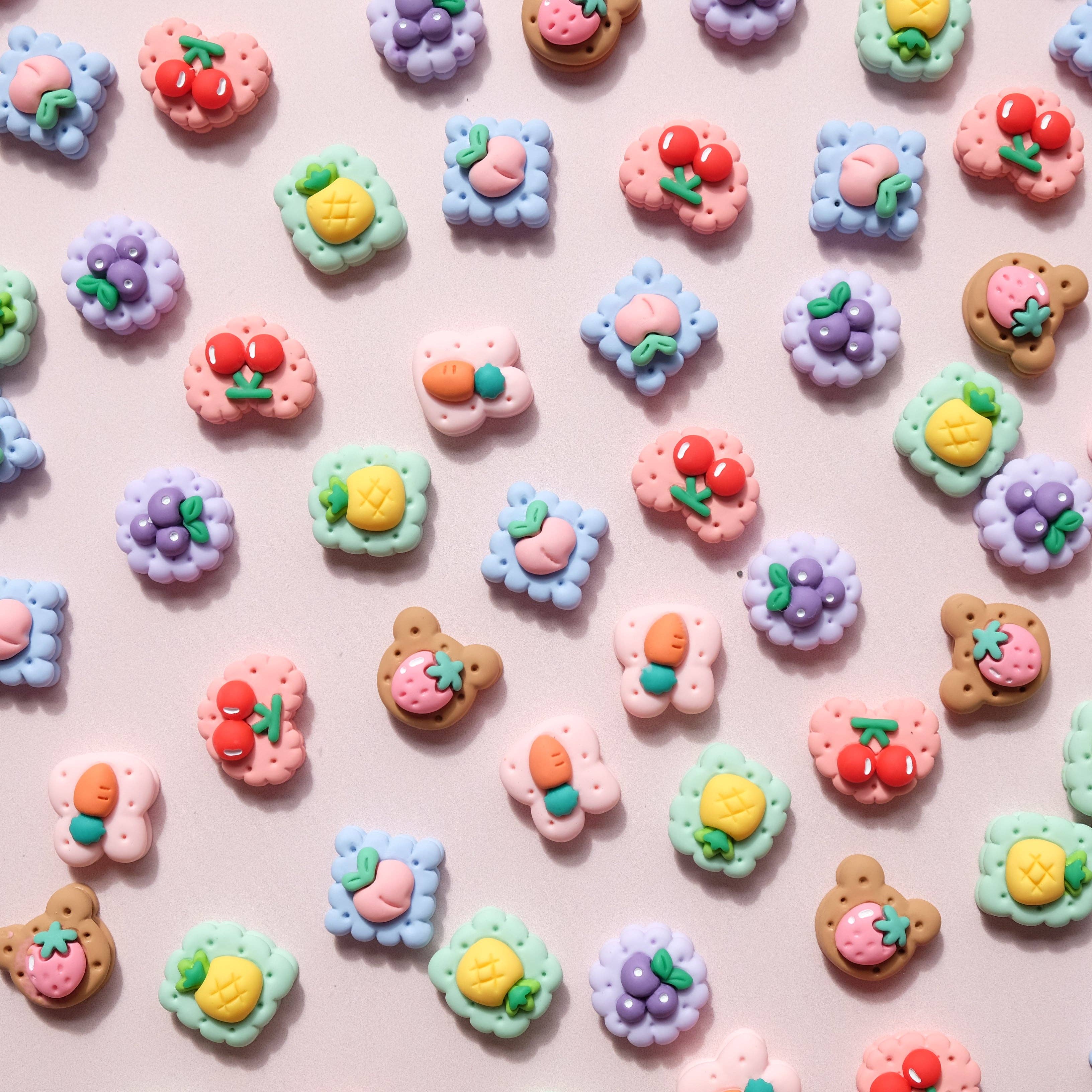 Moon Bunny – Engroshandel Håndværk forsyninger – Tropiske frugtkiks med flad ryg1