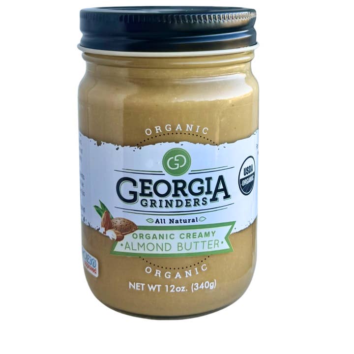 Georgia Grinders Organic Almond Butter - Creamy + Blanched for wholesale by Georgia Grinders