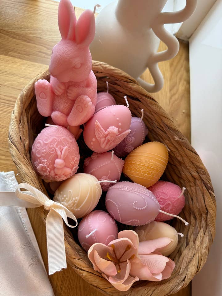 Vela Pequeña en Forma de Huevo | Colección de Pascua para venta al por mayor de Ritual Spirit ltd