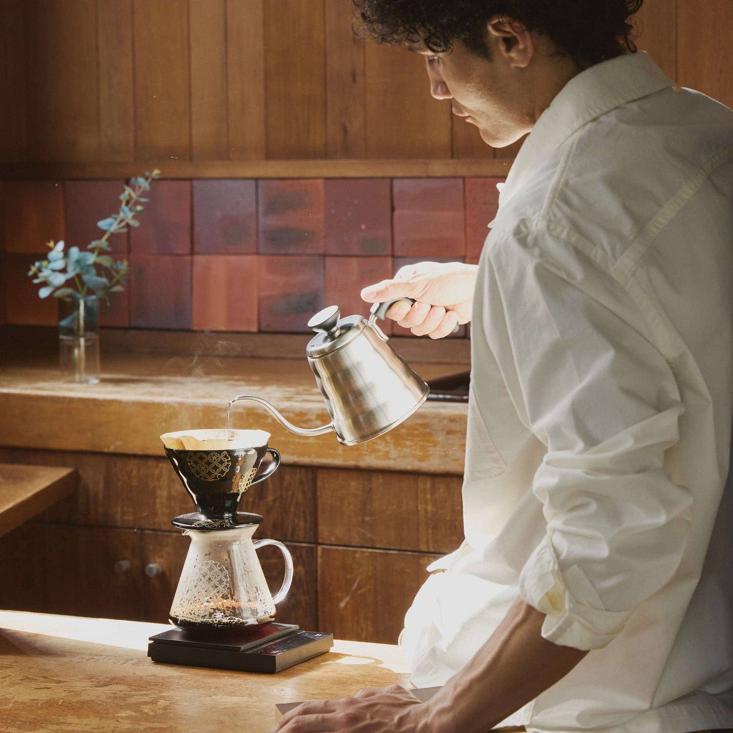 HARIO USA - Wholesale Serving Utensil - "Shippou" Glass Server 02 Seven Treasures Pattern5