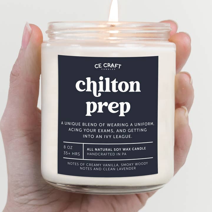 Chilton Prep Scented Candle for wholesale by CE Craft Co