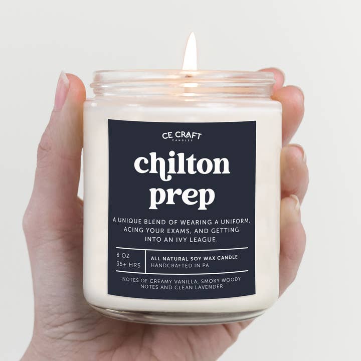 Chilton Prep Scented Candle for wholesale by CE Craft Co
