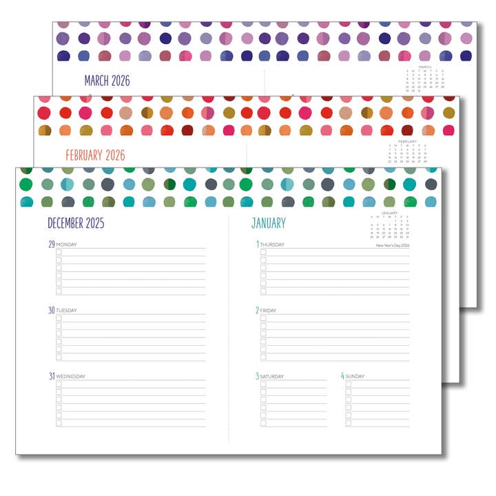 Sellers Publishing - Wholesale Planner - 2026 Fresh & Colorful High Note® Softcover Planner3