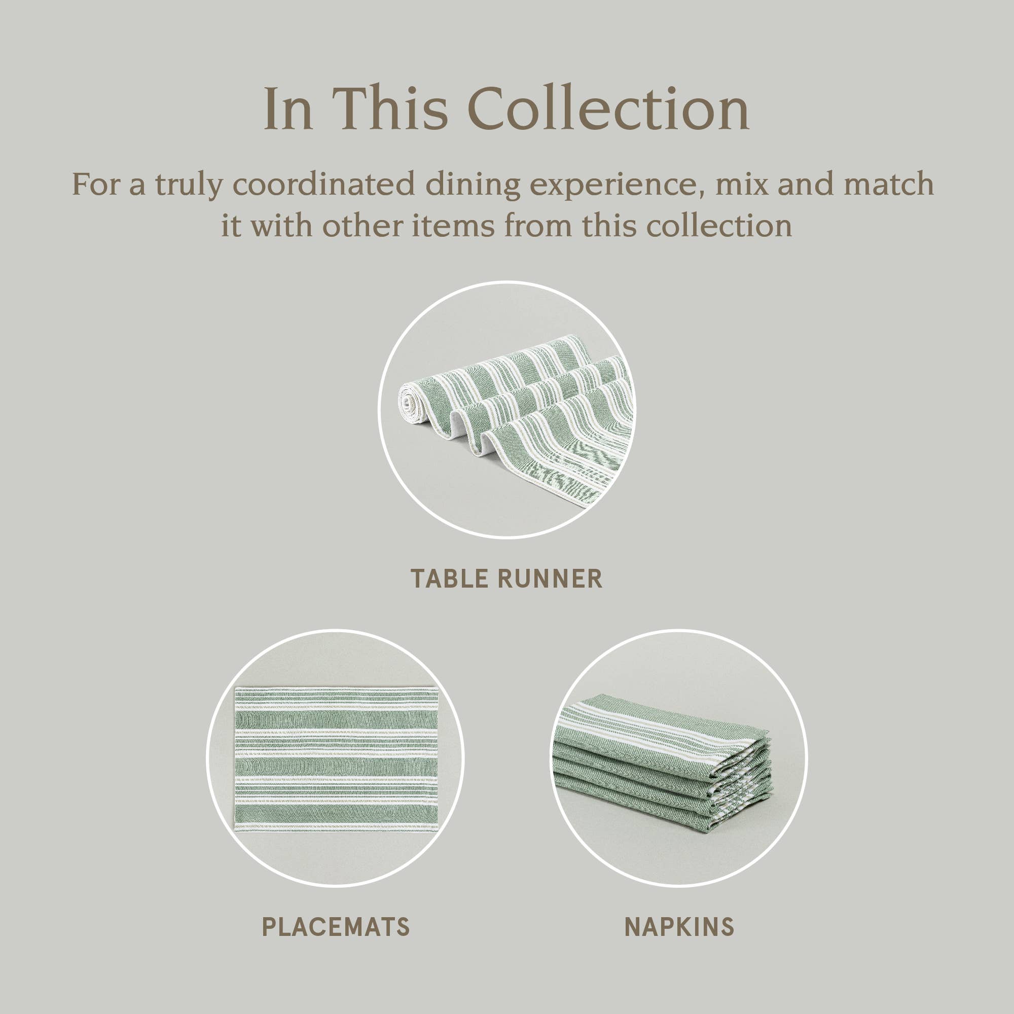 over&back - Wholesale Table Runner - Striped Woven Table Runner – 18x10812