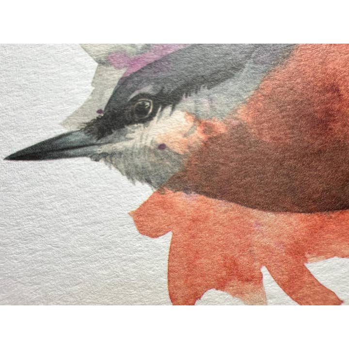 Georgina Doodles - Wholesale Everyday Greeting Card - Nuthatch Greetings Card | Blank card, Bird Art, Watercolour print3