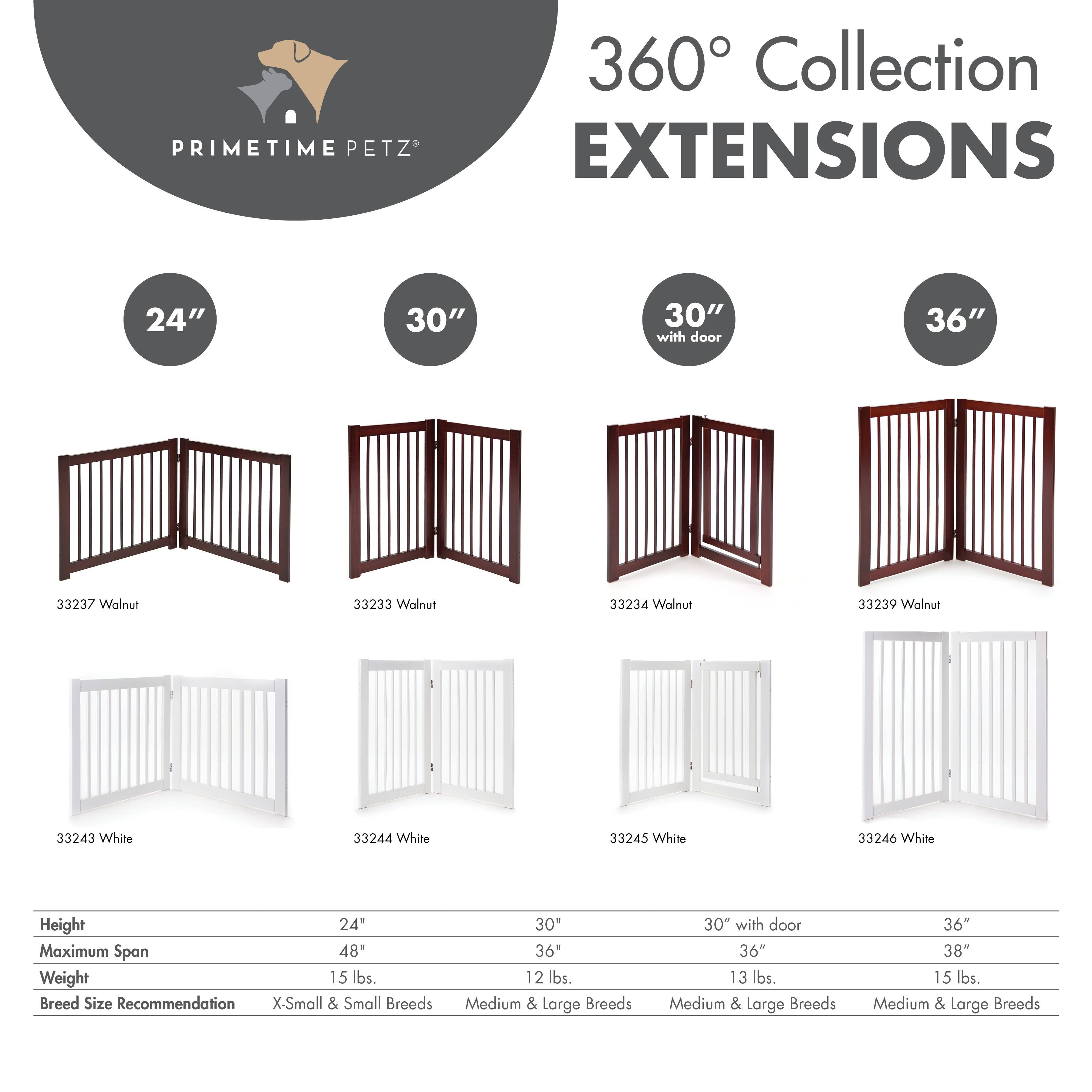 Primetime Petz - Wholesale Pet Folding Gate - Dog - 360 Extension Kit for Pet Gate5