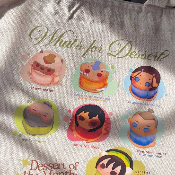 What's for Dessert Tote Bag (ATLA) for wholesale by madebyshania