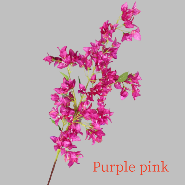 ACNITE(We cover U.S. import duties) - Vendita all'ingrosso Fiori finti - Composizione floreale per matrimonio con bouganville rosa di 120flowers5