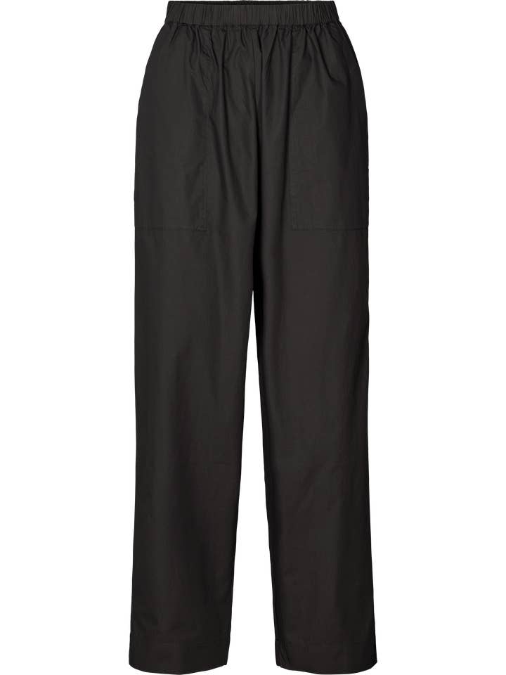 gai-lisva - Wholesale Pants - Women's - Jasmin Poplin Pants GOTS - Black4