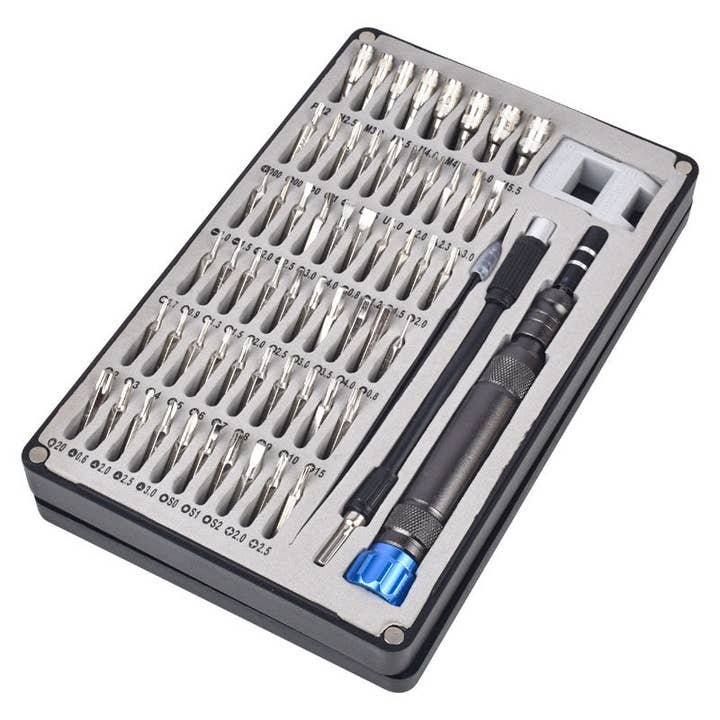 Precision Screw Driver Bits Set Electronics Repair Tool Kit Magnetic 64 PC 15055 for wholesale by FIXTUREDISPLAYS