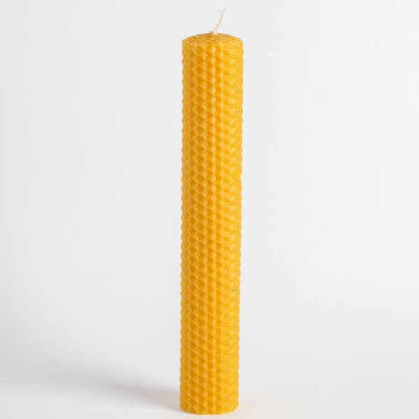 Thick Size Rolled Natural Beeswax Candle for wholesale by Root Aromaterapi