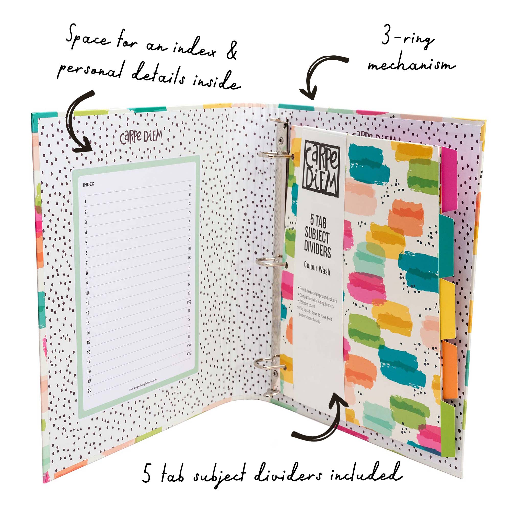 Pukka Pads North America - Wholesale Binder - Carpe Diem Preloaded Rollbound Binder3