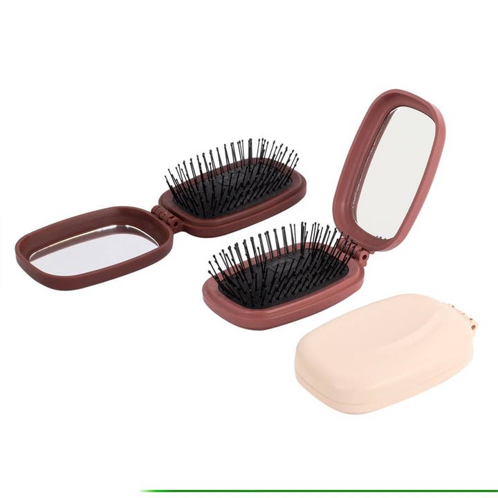 Bodico - Wholesale Hair Brush/Comb - Bodico, Flex-Bristle Detangler Hairbrush, Travel, 3 asst