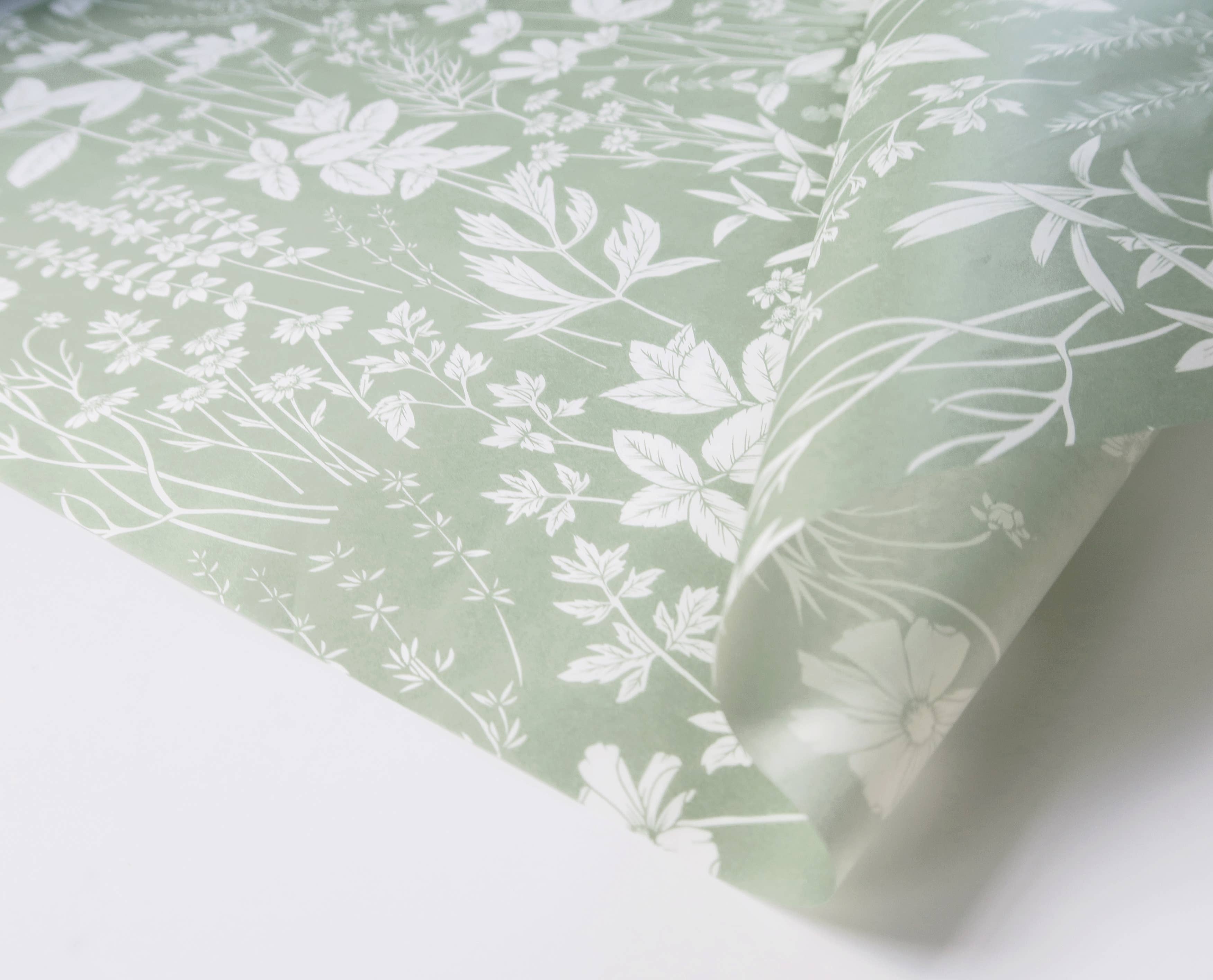 Typoflora - Wholesale Tissue Paper - Tissue Paper - Herbs in Sage5