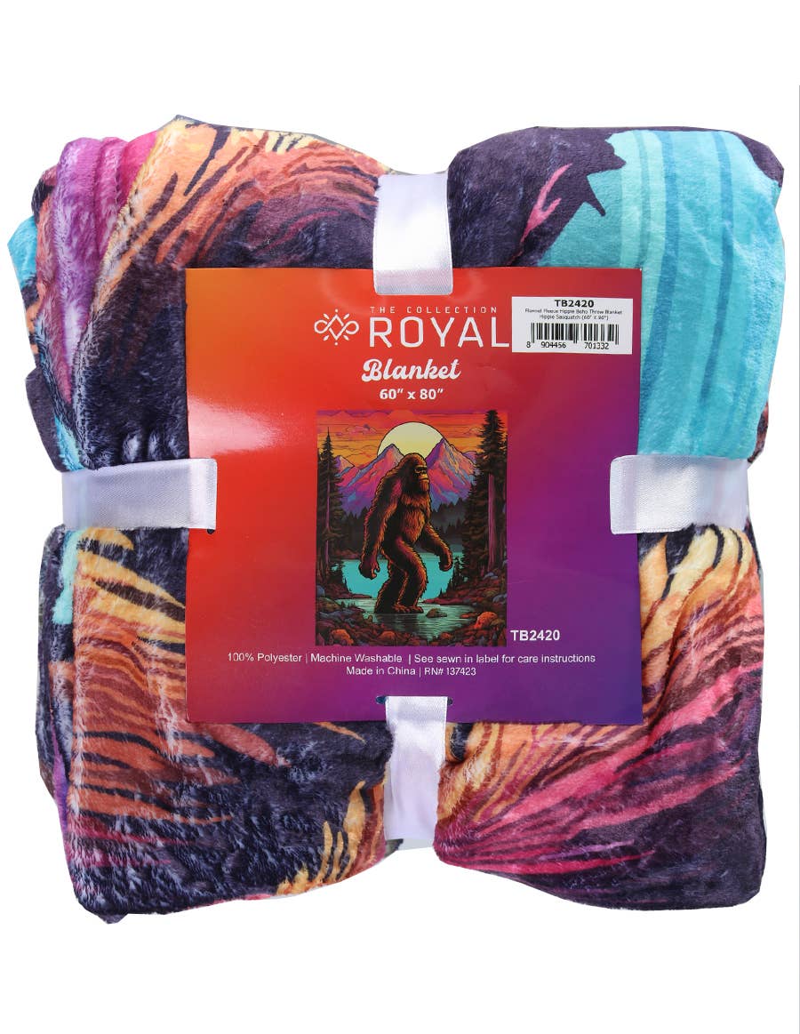 The Collection Royal / Royal Handicrafts - Venta al por mayor Mantas de sofá - Manta de franela de forro polar hippie bohemio5